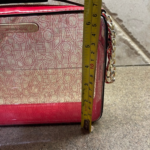 👜 NWOT Michael Kors MK Clear Large EW East West Crossbody Stadium Bag - Picture 12 of 12